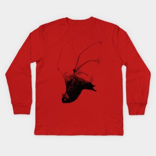 Vampire Bat Kids Long Sleeve T-Shirt